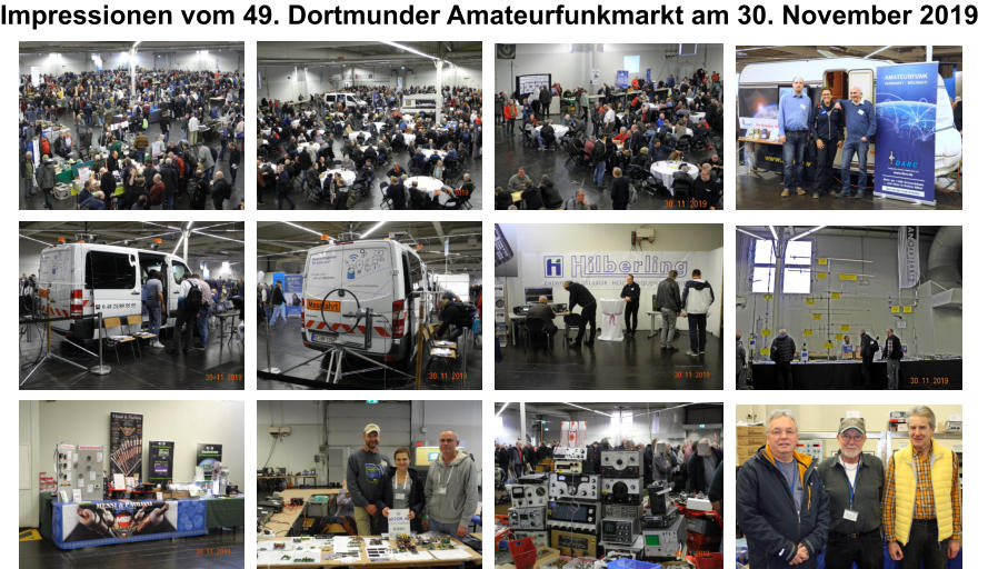 Impressionen vom 49. Dortmunder Amateurfunkmarkt am 30. November 2019